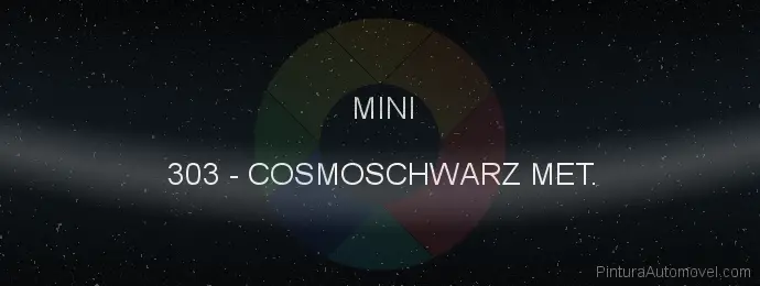 Pintura Mini 303 Cosmoschwarz Met.