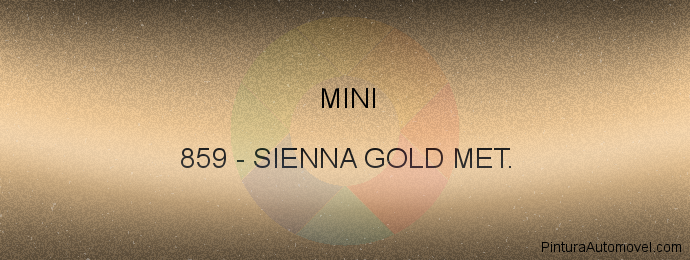 Pintura Mini 859 Sienna Gold Met.