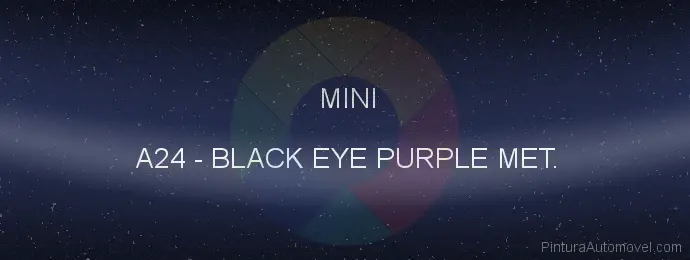 Pintura Mini A24 Black Eye Purple Met.