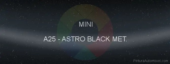 Pintura Mini A25 Astro Black Met.