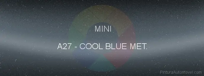 Pintura Mini A27 Cool Blue Met.