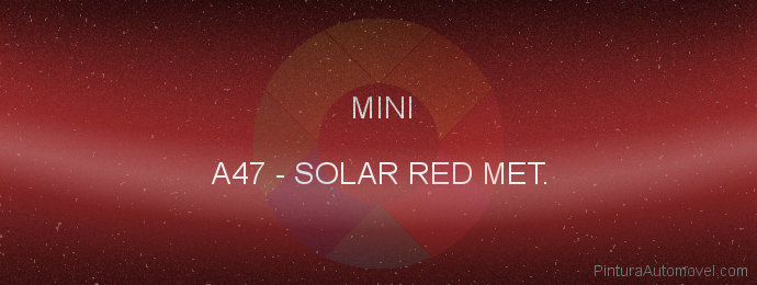 Pintura Mini A47 Solar Red Met.