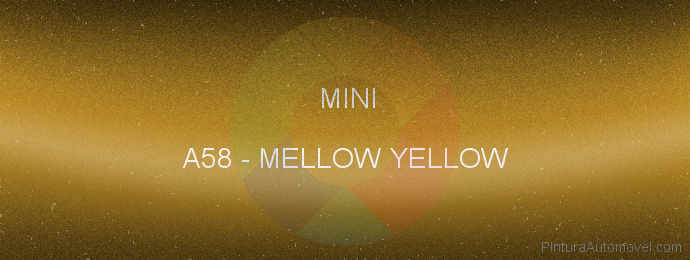 Pintura Mini A58 Mellow Yellow