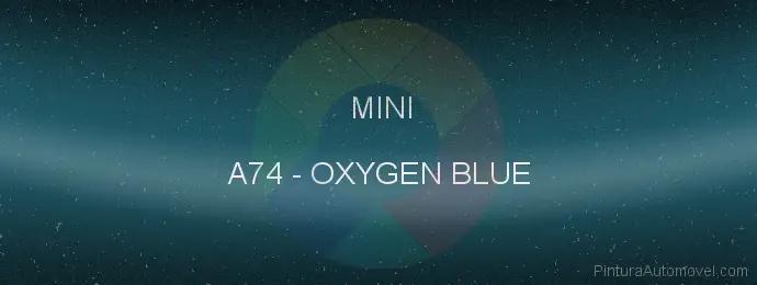 Pintura Mini A74 Oxygen Blue