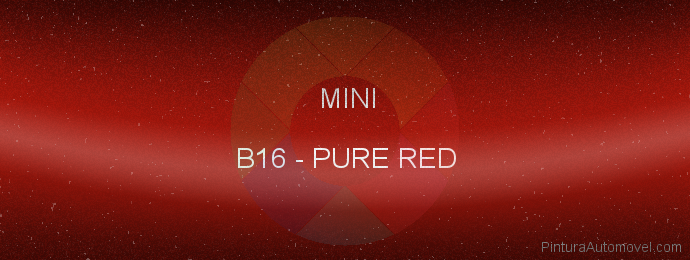 Pintura Mini B16 Pure Red