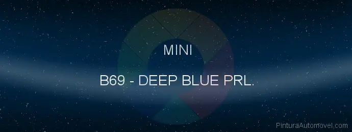 Pintura Mini B69 Deep Blue Prl.
