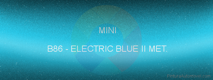 Pintura Mini B86 Electric Blue Ii Met.