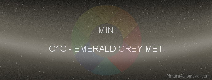 Pintura Mini C1C Emerald Grey Met.