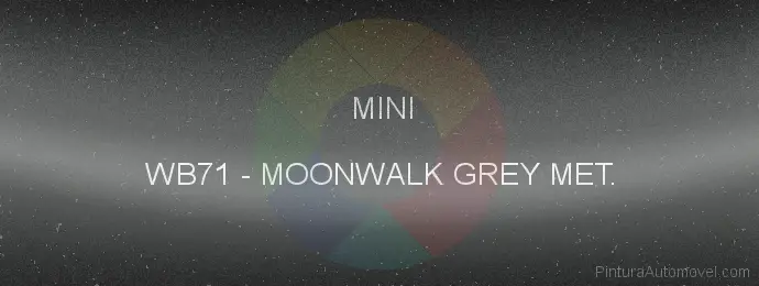 Pintura Mini WB71 Moonwalk Grey Met.