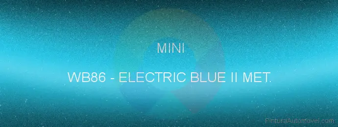 Pintura Mini WB86 Electric Blue Ii Met.