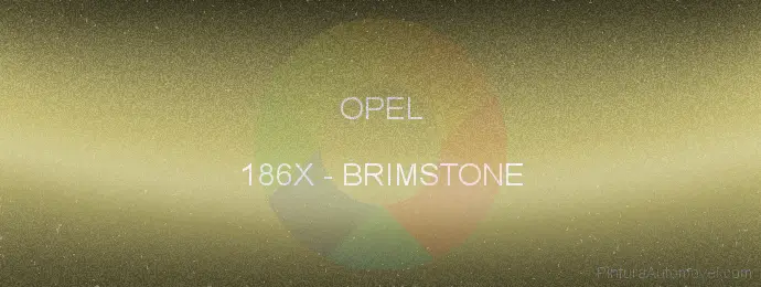 Pintura Opel 186X Brimstone