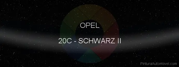 Pintura Opel 20C Schwarz Ii