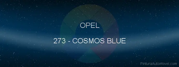 Pintura Opel 273 Cosmos Blue