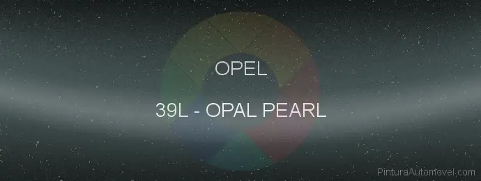 Pintura Opel 39L Opal Pearl