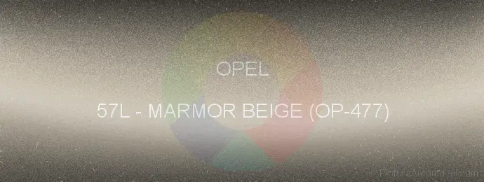 Pintura Opel 57L Marmor Beige (op-477)
