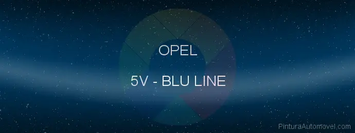 Pintura Opel 5V Blu Line