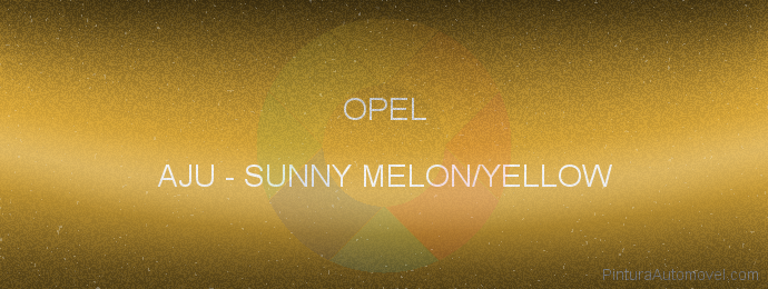 Pintura Opel AJU Sunny Melon/yellow