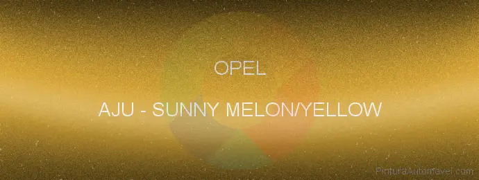 Pintura Opel AJU Sunny Melon/yellow