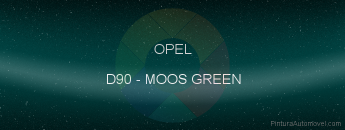 Pintura Opel D90 Moos Green