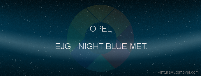 Pintura Opel EJG Night Blue Met.