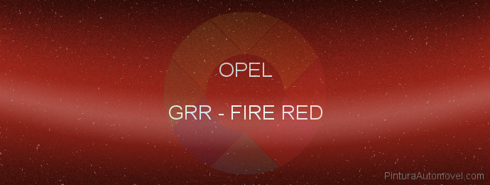 Pintura Opel GRR Fire Red