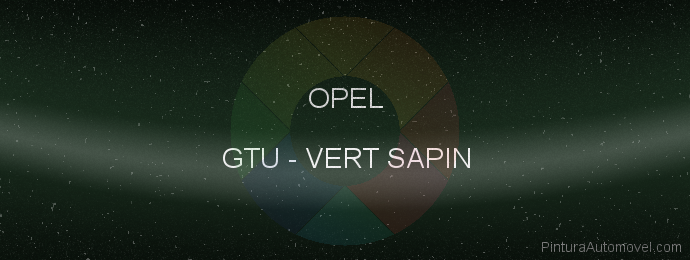 Pintura Opel GTU Vert Sapin