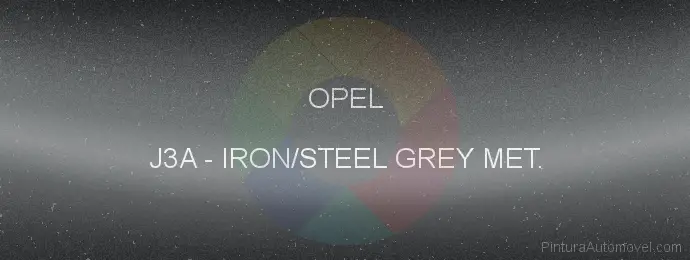 Pintura Opel J3A Iron/steel Grey Met.