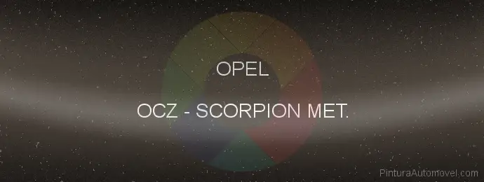 Pintura Opel OCZ Scorpion Met.