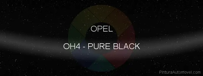 Pintura Opel OH4 Pure Black