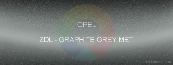 Pintura Opel ZDL Graphite Grey Met.