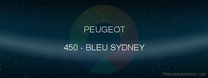 Pintura Peugeot 450 Bleu Sydney