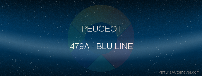 Pintura Peugeot 479A Blu Line
