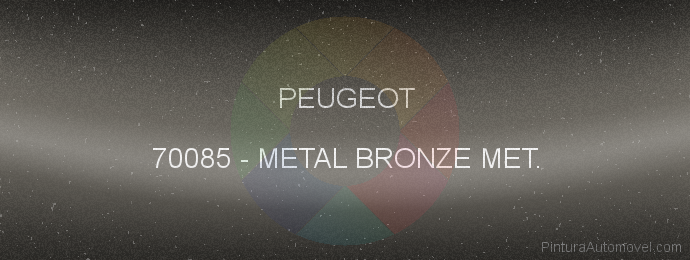 Pintura Peugeot 70085 Metal Bronze Met.