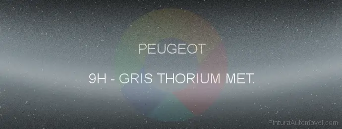 Pintura Peugeot 9H Gris Thorium Met.