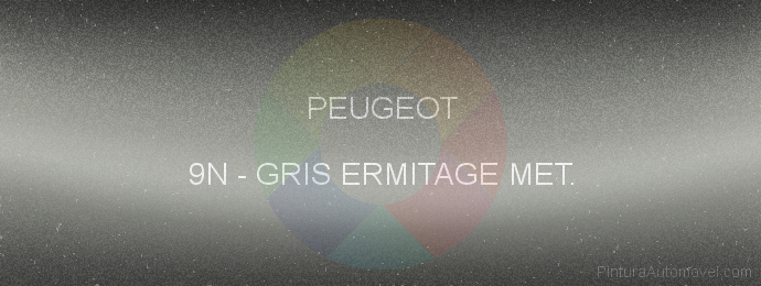 Pintura Peugeot 9N Gris Ermitage Met.