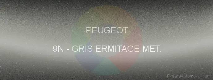 Pintura Peugeot 9N Gris Ermitage Met.