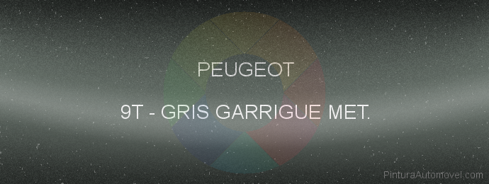 Pintura Peugeot 9T Gris Garrigue Met.