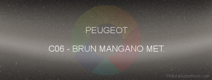 Pintura Peugeot C06 Brun Mangano Met.