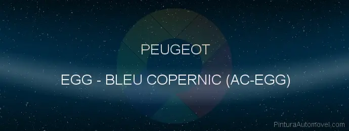 Pintura Peugeot EGG Bleu Copernic (ac-egg)