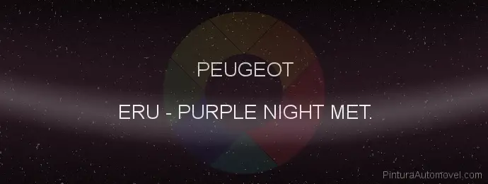 Pintura Peugeot ERU Purple Night Met.