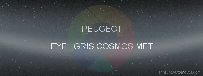 Pintura Peugeot EYF Gris Cosmos Met.