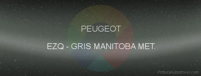 Pintura Peugeot EZQ Gris Manitoba Met.