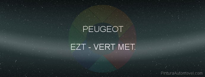 Pintura Peugeot EZT Vert Met.