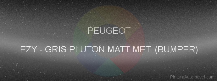 Pintura Peugeot EZY Gris Pluton Matt Met. (bumper)