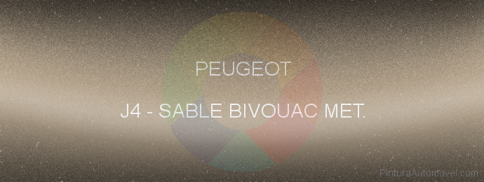 Pintura Peugeot J4 Sable Bivouac Met.