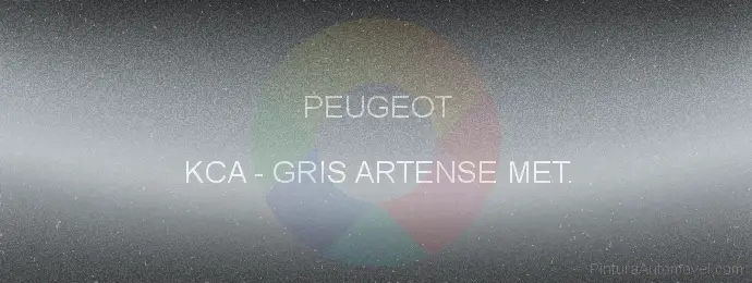 Pintura Peugeot KCA Gris Artense Met.