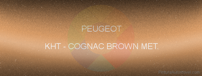 Pintura Peugeot KHT Cognac Brown Met.
