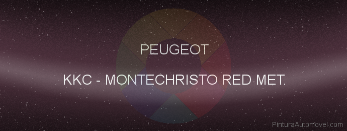 Pintura Peugeot KKC Montechristo Red Met.