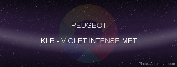 Pintura Peugeot KLB Violet Intense Met.
