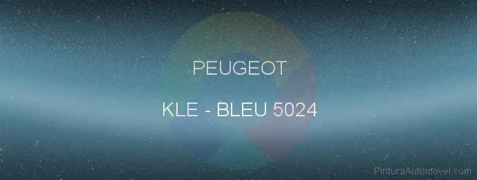 Pintura Peugeot KLE Bleu 5024